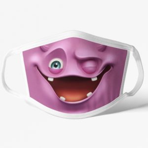 Purple Monster Face Mask