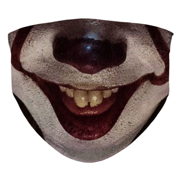 Pennywise The Clown Smile from Stephen King IT Face Mask