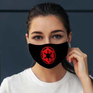 Empire Logo Imperial Crest Gamer Nerd Geek Face Mask
