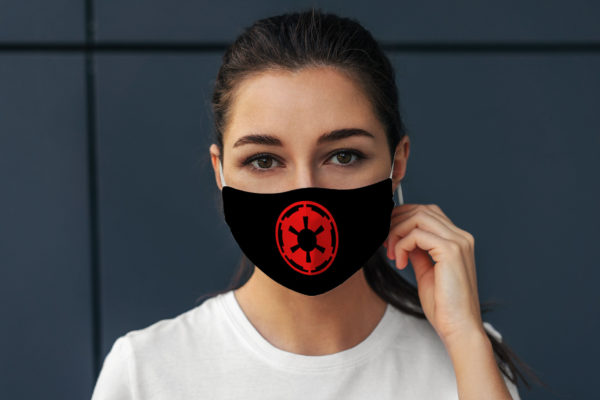 Empire Logo Imperial Crest Gamer Nerd Geek Face Mask