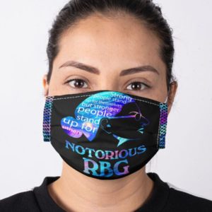 Ruth Bader Ginsburg The Strongest People Stand Up For Others Equality Face Mask