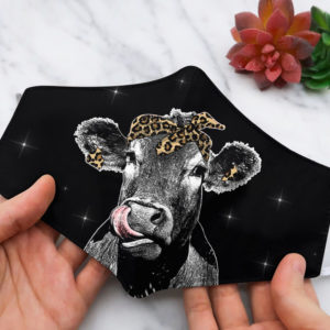Cow heifer beautiful face mask