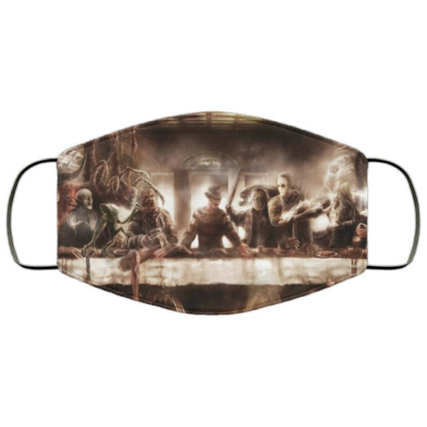 Horror Icons Last Supper Face Mask