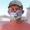 LGBT Rainbow Pride Equal Humanity Love is Love Face Mask