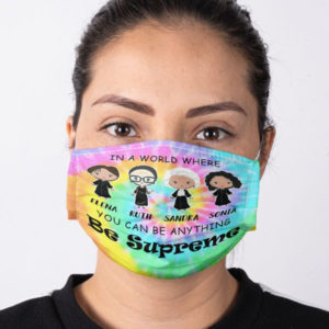 RBG Be Supreme Tie Dye Face Mask