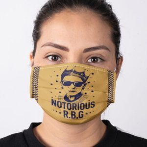 Ruth Bader Ginsburg RBG Notorious Feminism Feminist Girl Power Face Mask
