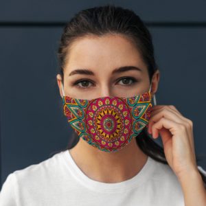 Beautiful Spiritual Mandala Design Yoga Lover Gift Face Mask