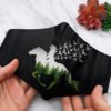 Sunflower  I Am Courageous  Wisdom Unique Cloth Face Mask Reusable