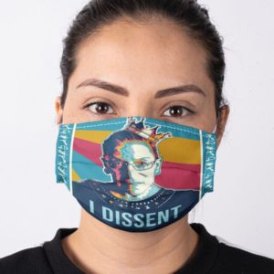 Ruth Bader Ginsburg Fight for the Things You Care About Equality Face Mask