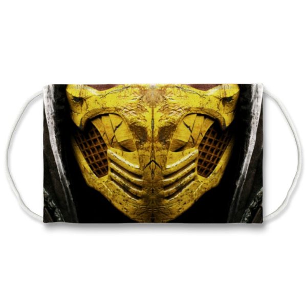 Scorpion from Mortal Kombat  Mortal Combat Video Game Subzero Nemesis Face Mask