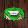 Green Mask Super Hero Comendy Humor Character Face Mask