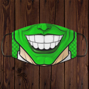 Green Mask Super Hero Comendy Humor Character Face Mask