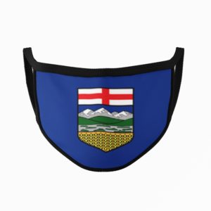 Alberta Flag Mouth Face Mask