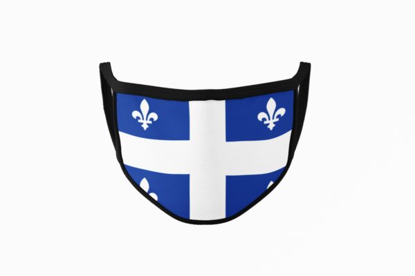 Quebec Flag Mouth Face Mask