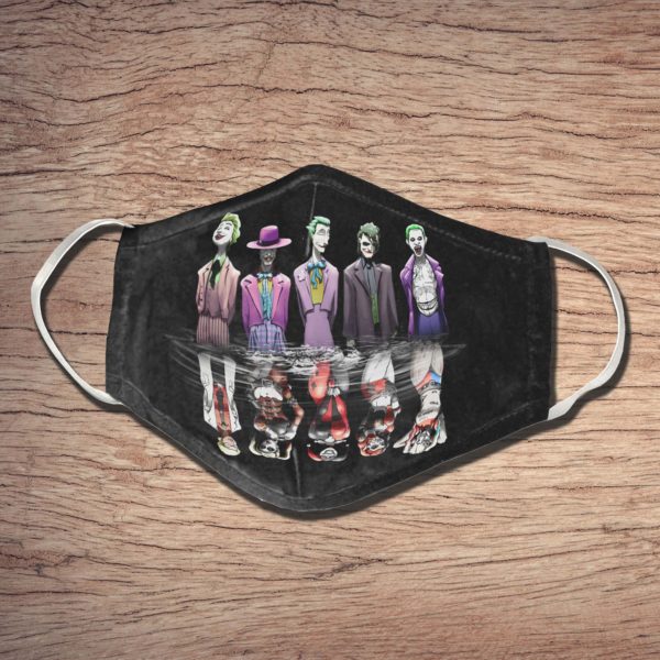 Joker And Harley Quinn All Version Great Gifts Idea For Fans Here Comes Face Mask