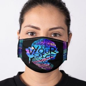Ruth Bader Ginsburg Speak Your Mind Even If Your Voice Shakes Equality Face Mask