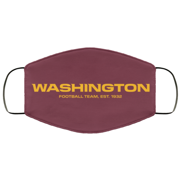 Washington Football Team New Logo Face Mask