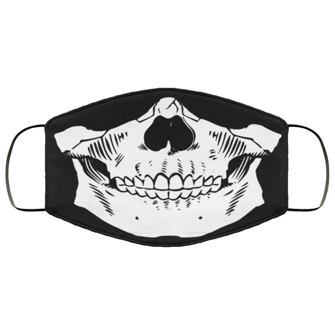 functions 2X Black Microfiber Seamless Skull Face Mask Tube style washable 16 