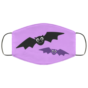 Halloween Bats Face Mask