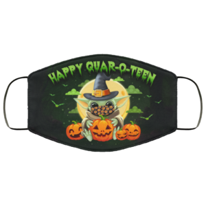 Happy Quar-o-teen Halloween Witch Face Mask