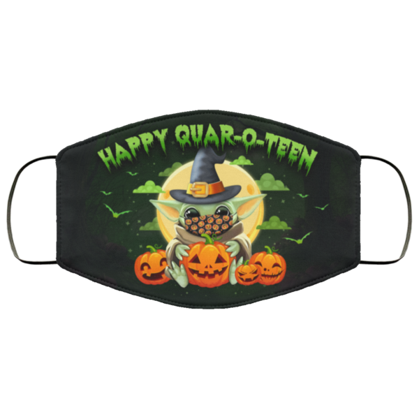 Happy Quar-o-teen Halloween Witch Face Mask