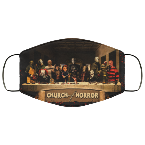 Church Of Horror Movie Face Mask