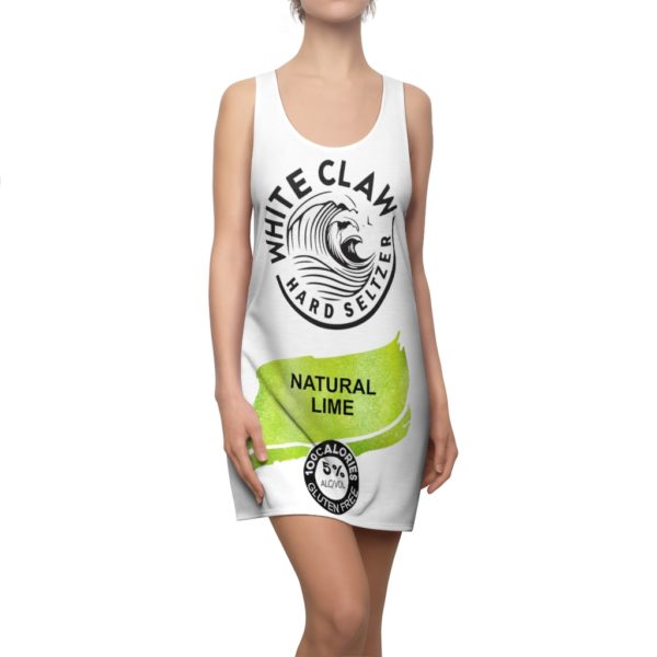 Natural Lime White Claw Glitter Costume Dress