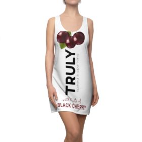 TRULY Can Black Cherry Hard Seltzer Costume Dress