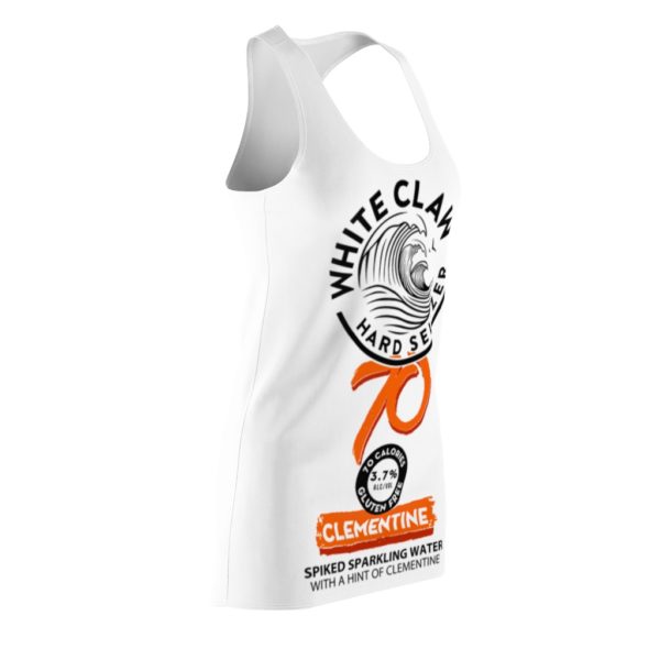 White Claw Hard Seltzer 70 Clementine Racerback Dress