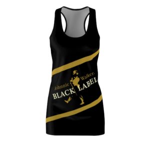 Johnnie Walker Scotch Whiskey Black Label Racerback Dress