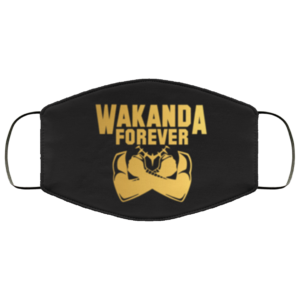 Black Panther Wakanda Forever RIP Chadwick Boseman Face Mask