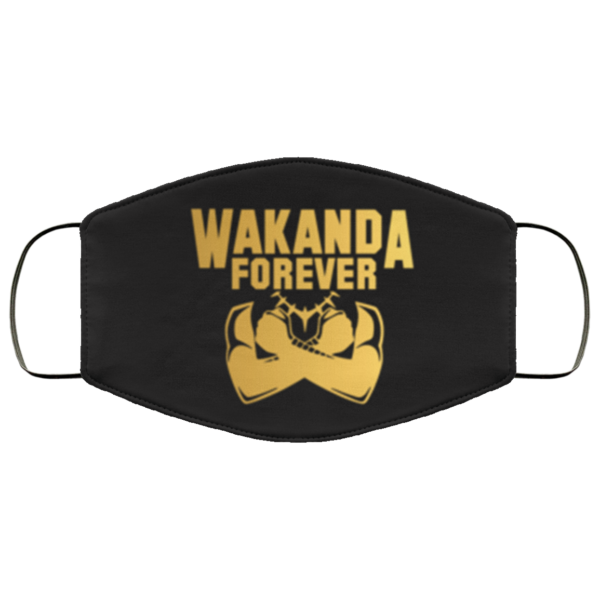 Black Panther Wakanda Forever RIP Chadwick Boseman Face Mask