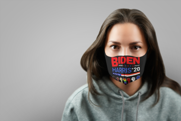 Biden Anti Racism LGBT Support Face Mask