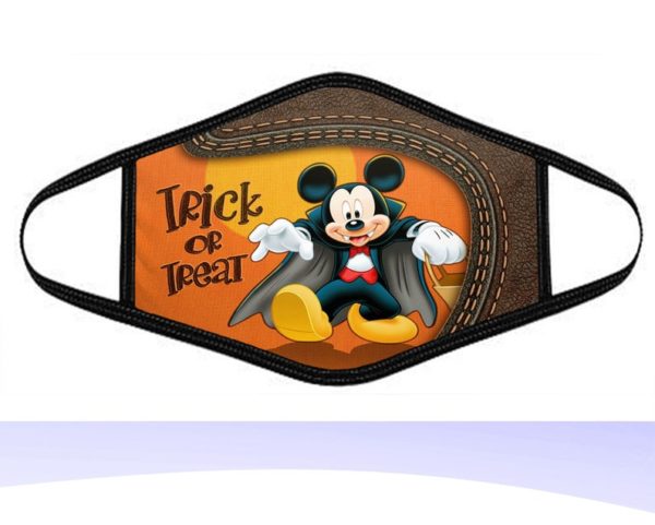 Trick Or Treat Mickey Mouse Face Mask I’m The Teacher That The Kids From Last Year Warned You