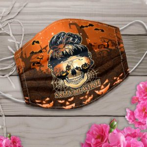 Skull Salty Lil’ Witch Halloween Face Mask