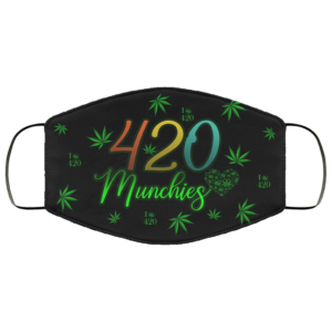 420 Munchies Weed Cannabis Face Mask