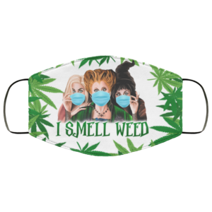 420 Hocus Pocus I Smell Weed Face Mask