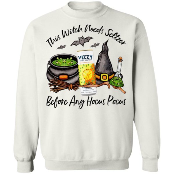 Vizzy Pineapple Mango This Witch Needs Seltzer Before Any Hocus Pocus Halloween T-Shirt