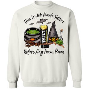 Truly Original Lemonade This Witch Needs Seltzer Before Any Hocus Pocus Halloween T-Shirt