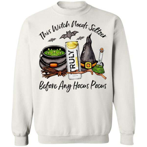 Truly Lemon This Witch Needs Seltzer Before Any Hocus Pocus Halloween T-Shirt