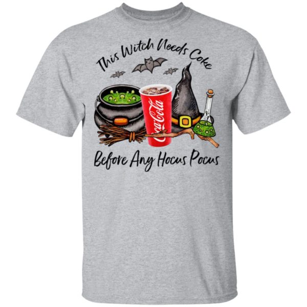 This Witch Needs Coke Before Any Hocus Pocus Halloween T-Shirt
