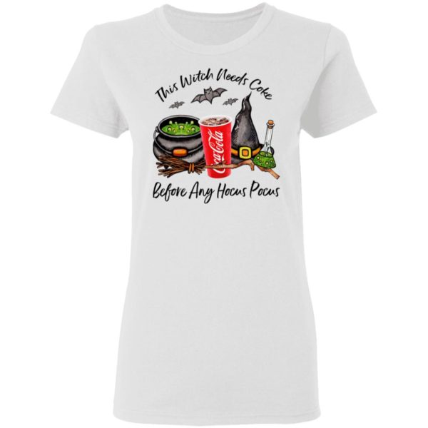 This Witch Needs Coke Before Any Hocus Pocus Halloween T-Shirt