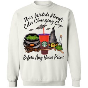 Starbucks This Witch Needs Color Changing Tomato Before Any Hocus Pocus Halloween T-Shirt