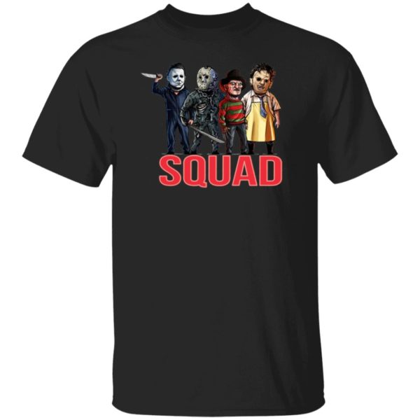 Horror Squad Goals Halloween T-Shirt