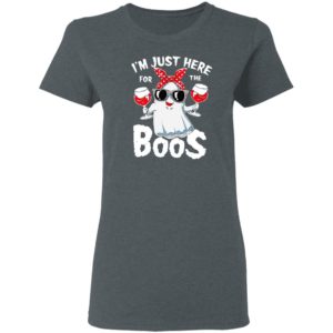 Halloween I'm Just Here For The Boos Drinking Beer T-Shirt