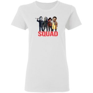 Horror Squad Goals Halloween T-Shirt, Long Sleeve, Hoodie