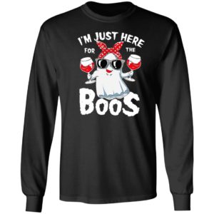 Halloween I'm Just Here For The Boos Drinking Beer T-Shirt