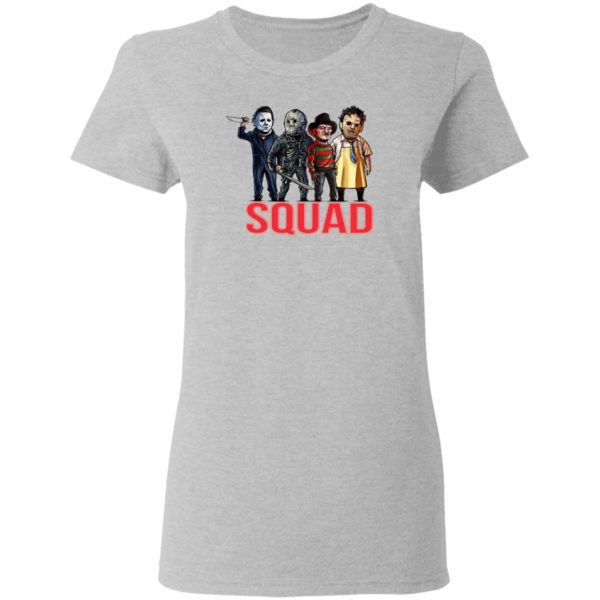 Horror Squad Goals Halloween T-Shirt