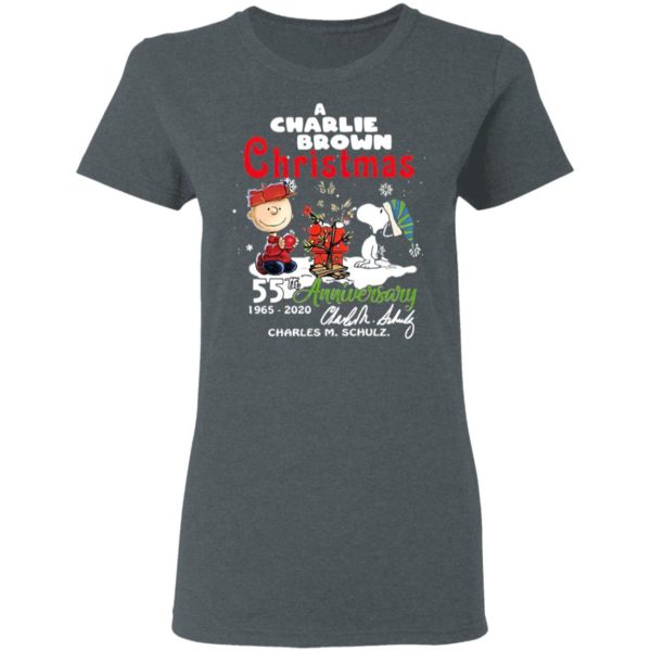 A Charlie Brown Christmas 55th Anniversary 1965-2020 Charles M Schulz Snoopy Shirt