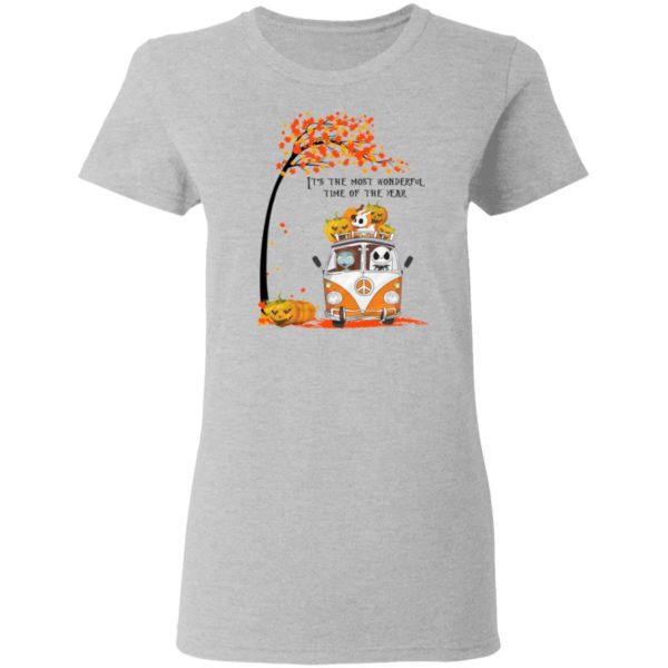 Jack Skellington Sally And Zero It’s The Most Wonderful Time Of The Year T-Shirt